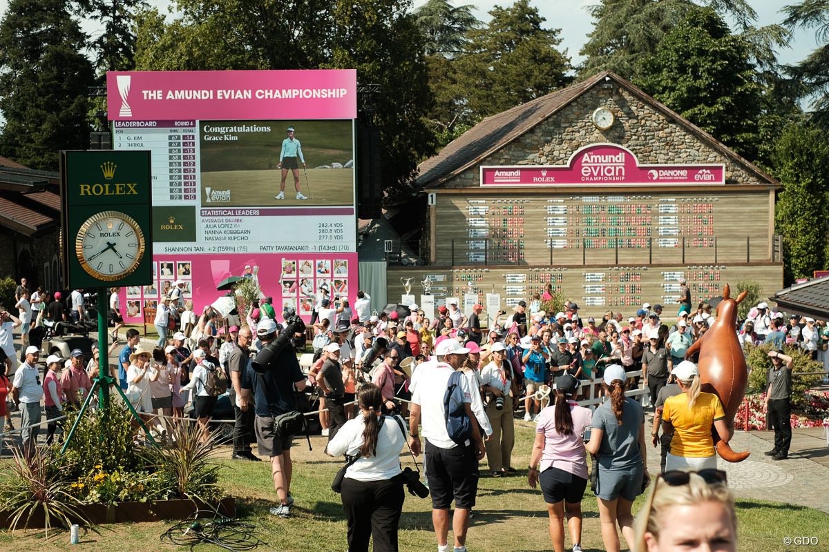 さよならevian 2025年 アムンディ エビアン選手権 最終日 グレース・キム