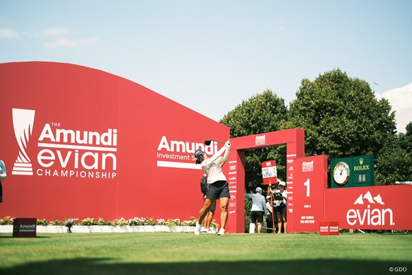 2025年 アムンディ エビアン選手権 最終日 畑岡奈紗 Hole1で折り返し