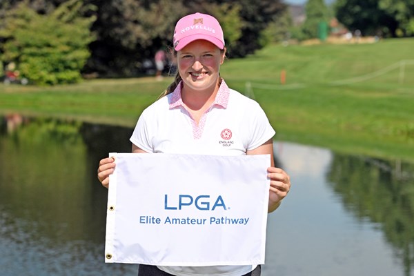 プロ転向を表明した21歳のロティ・ウォード。「LPGAエリートアマチュアパスウェイ」を通じてのLPGAメンバー第1号となった（Paul Devlin/Getty Images）