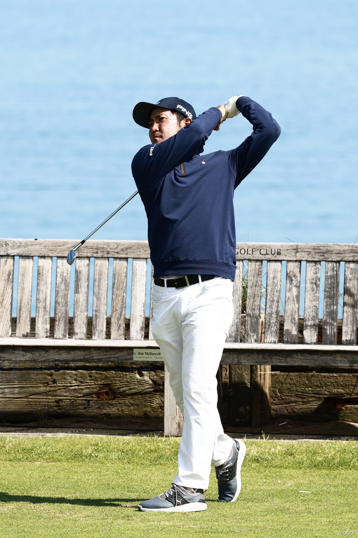 開幕前に1.5ラウンドでコースチェック