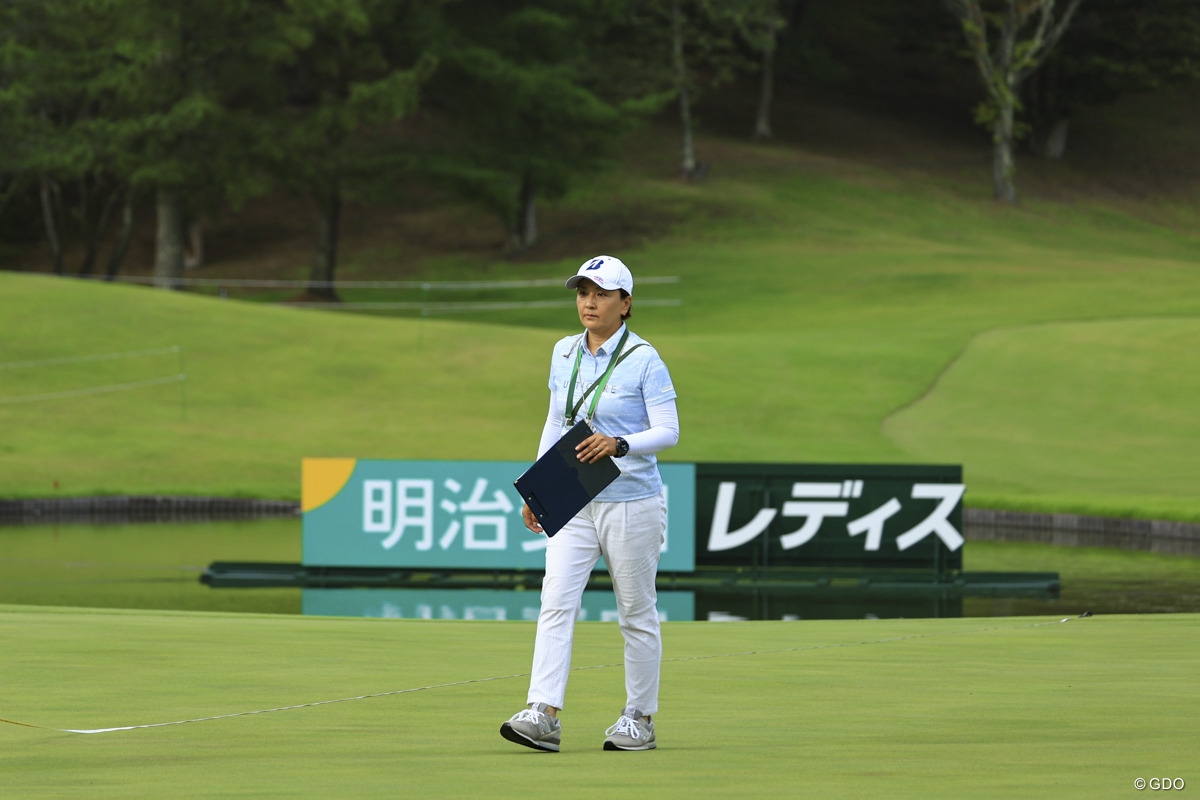 18番セッティング中