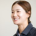 デサントゴルフのレインウェア姿が縁の始まりだったそう