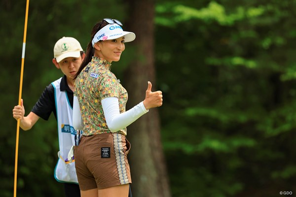 2025年 明治安田レディスゴルフトーナメント 2日目 脇元華 経験豊富な男子プロからもらったプレーのヒントが生きた