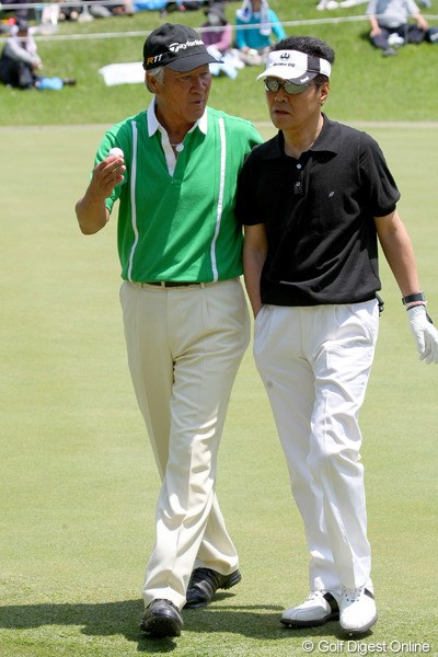 2011年 ザ・レジェンド・チャリティプロアマトーナメント 最終日 青木功＆五木ひろし