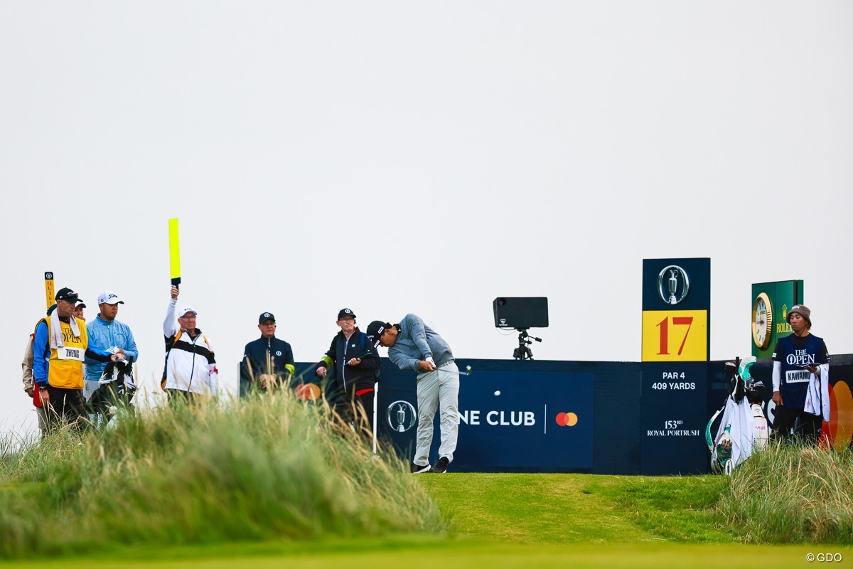 後半はティショットも安定