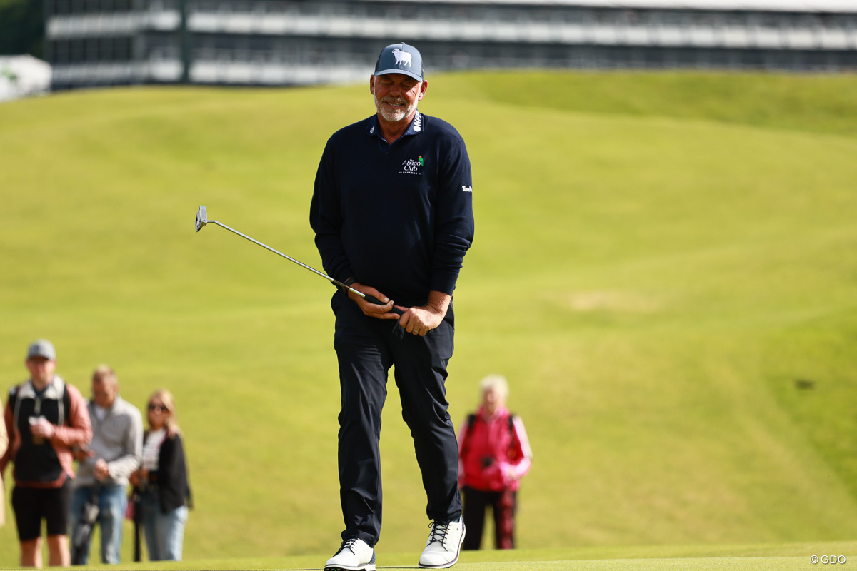 入らなくってもいい笑顔 2025年 全英オープン 2日目 ダレン・クラーク