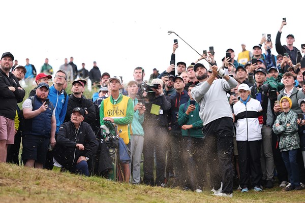 「64」で首位浮上のスコッティ・シェフラー（Christian Petersen/Getty Images）