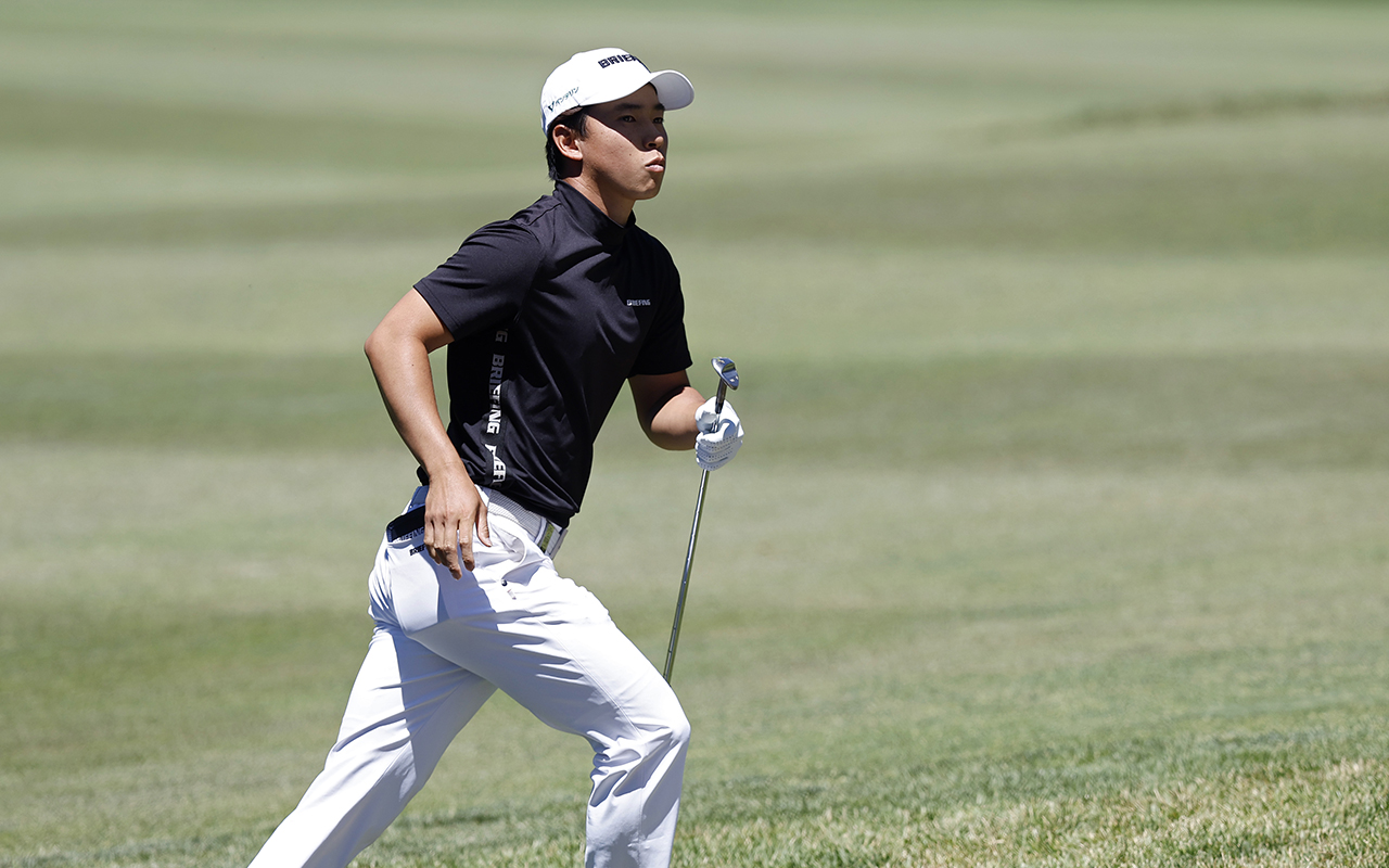 桂川有人が上位で決勝ラウンドに進んだ(Lachlan Cunningham/Getty Images)