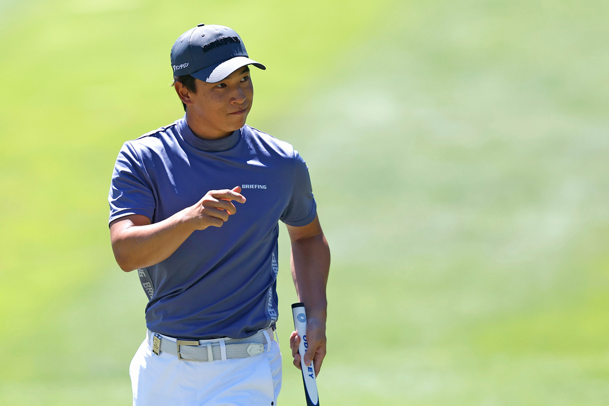 23位に後退して最終日を迎える桂川有人(Lachlan Cunningham/Getty Images)