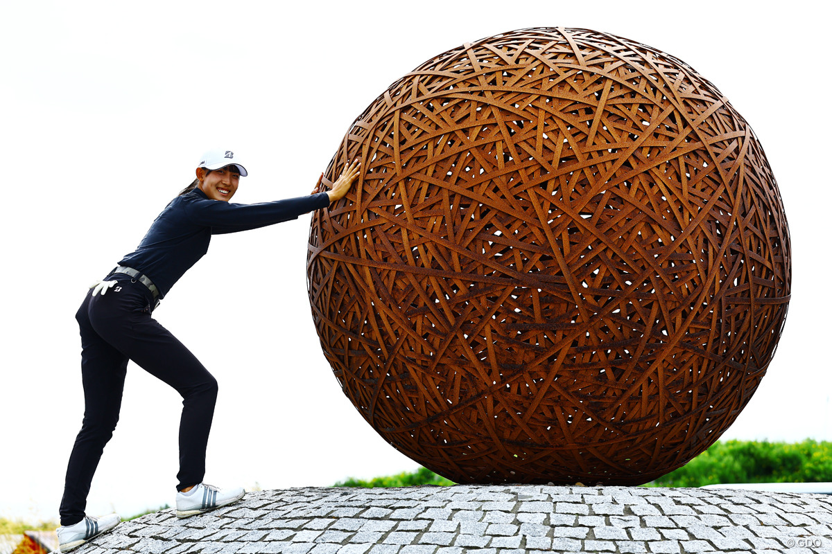 コース前のこのオブジェも、もうすっかり見慣れました