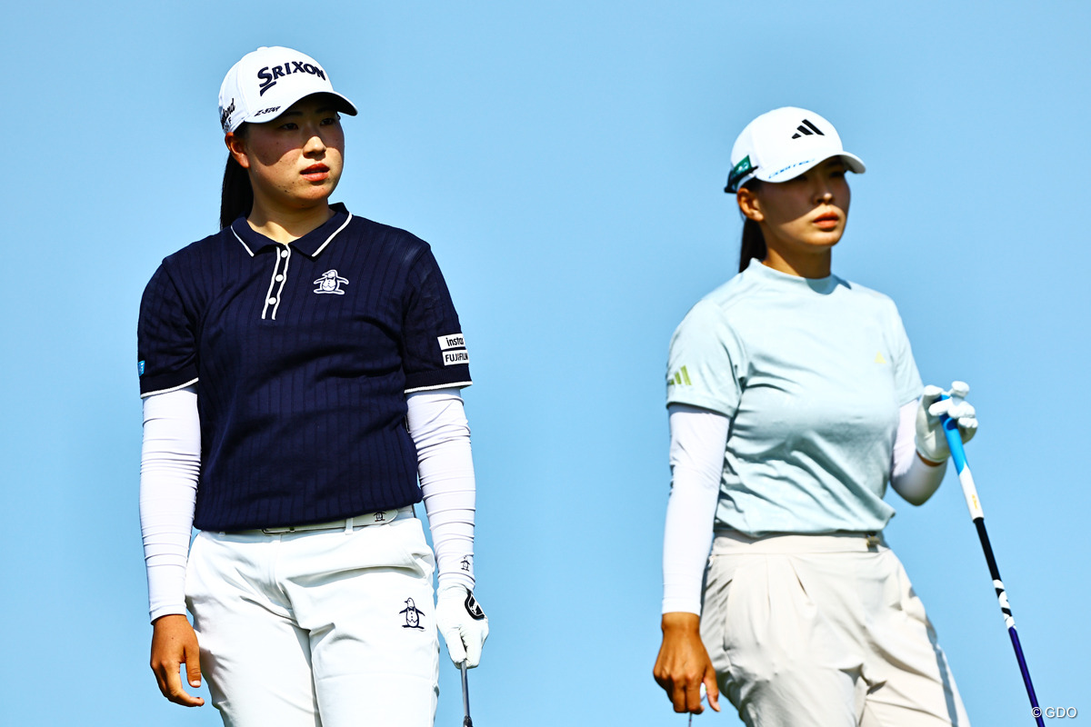 メジャー初優勝も近いことを予感させた竹田麗央（左）。渋野日向子もV争いに加わった