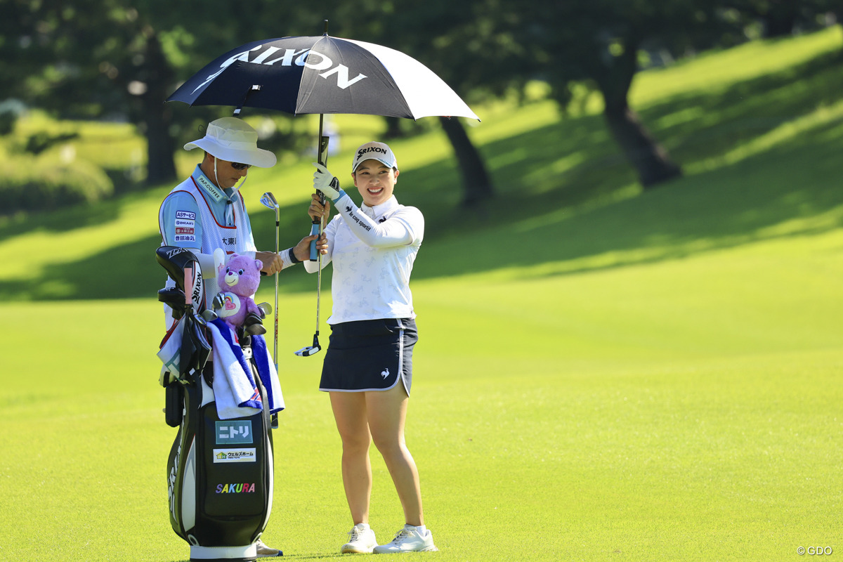連戦の疲れを感じさせない笑顔 2025年 大東建託・いい部屋ネットレディス 初日 小祝さくら