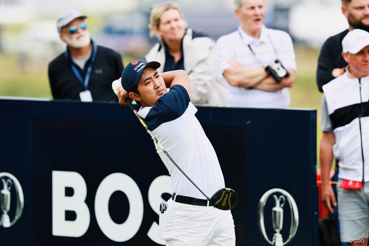 35位でスタートした金谷拓実※写真は前週「全英オープン」