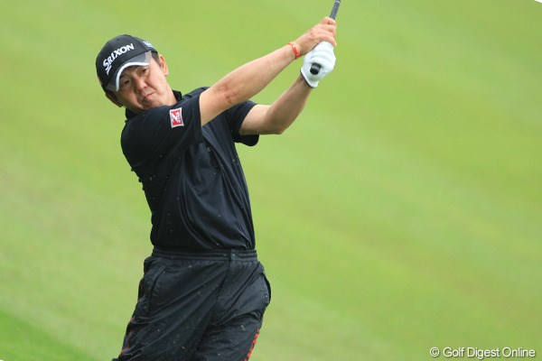 2011年 日本プロゴルフ選手権大会 日清カップヌードル杯 初日 宮瀬博文 好スタートを切った宮瀬博文は「今年はとりあえず1勝。それがメジャーだったらもちろんいい」