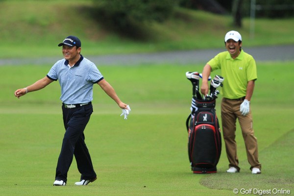 2011年 日本プロゴルフ選手権大会 日清カップヌードル杯 初日 丸山茂樹＆伊澤利光