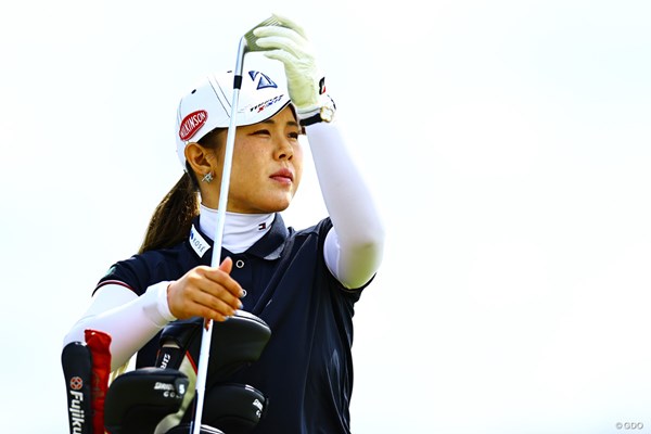 2025年 ISPS Handa スコットランド女子オープン 3日目 吉田優利 刀を抜く