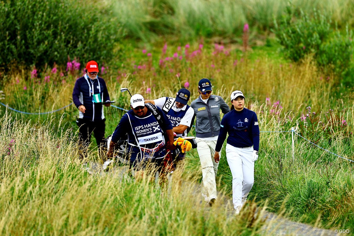 2025年 ISPS Handa スコットランド女子オープン 3日目 竹田麗央 チョン・インジ