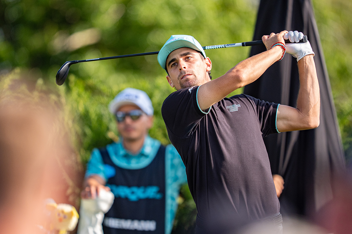 首位で最終日を迎えるホアキン・ニーマン（提供LIVゴルフ）