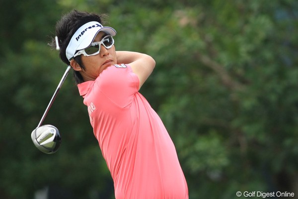 2011年 日本プロゴルフ選手権大会 日清カップヌードル杯 2日目 ジェイ・チョイ 韓国系米国人のジェイ・チョイ。ツアー初勝利を狙う