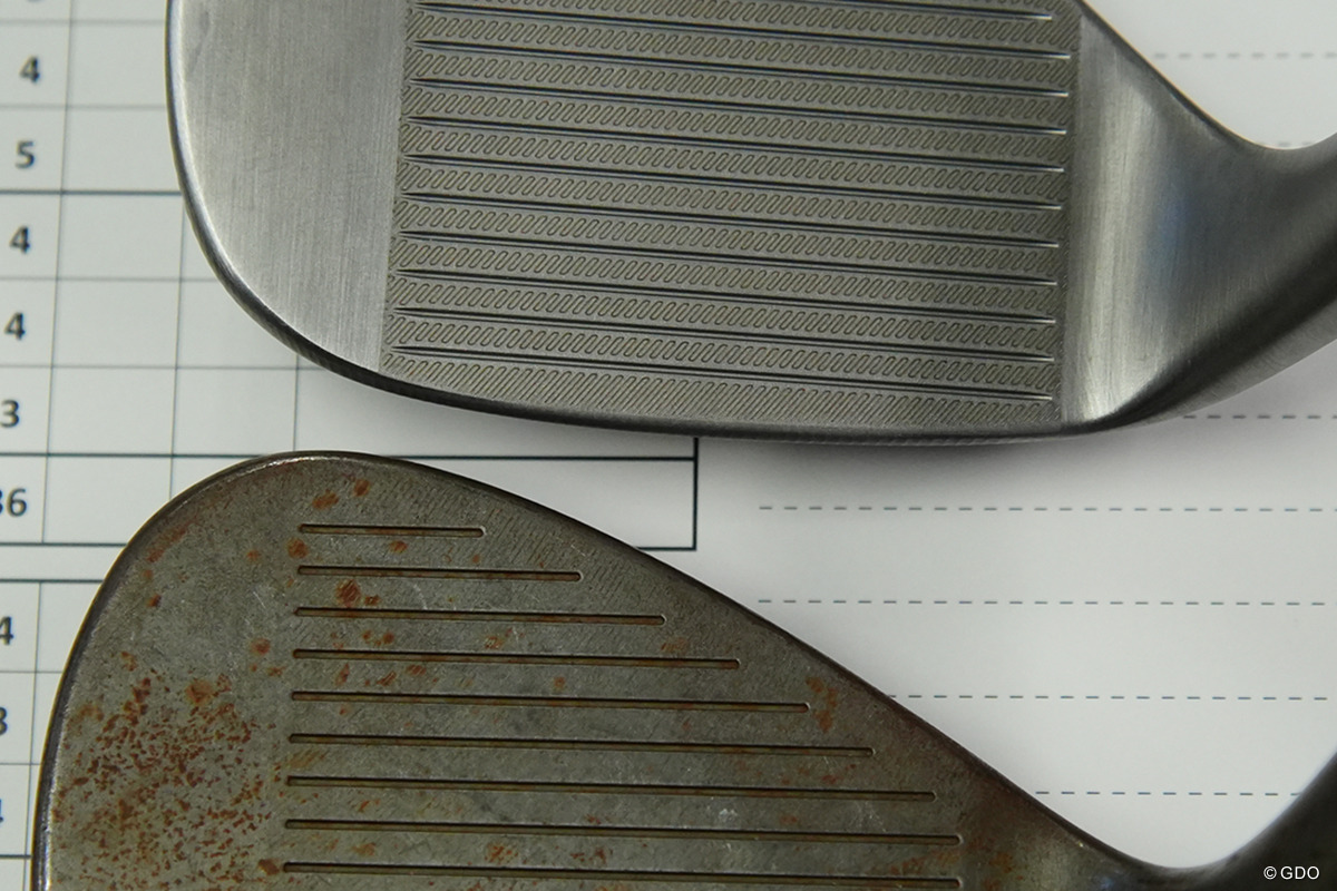 溝の切れ目が大きく変わった（上が5）