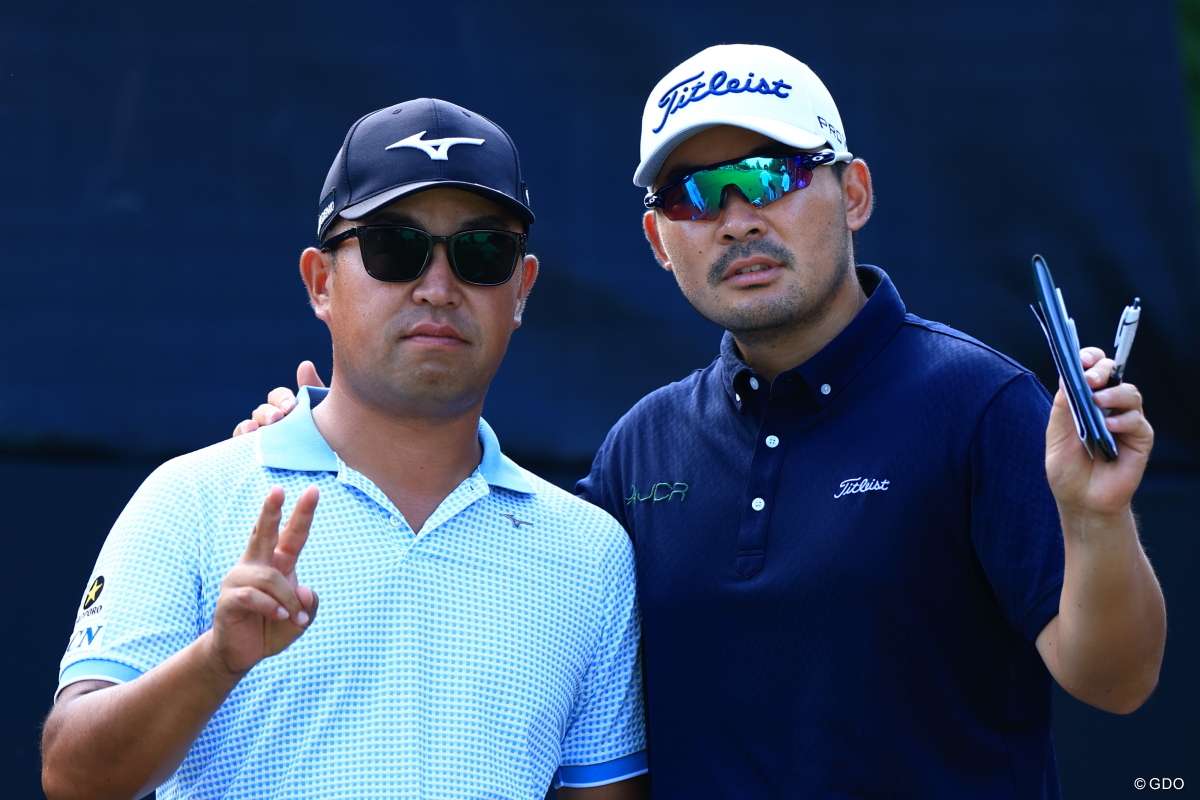 もうちょっとニッコリとかしてほしいな～ 2025年 リシャール・ミル チャリティトーナメント 初日 時松源蔵 川村昌弘