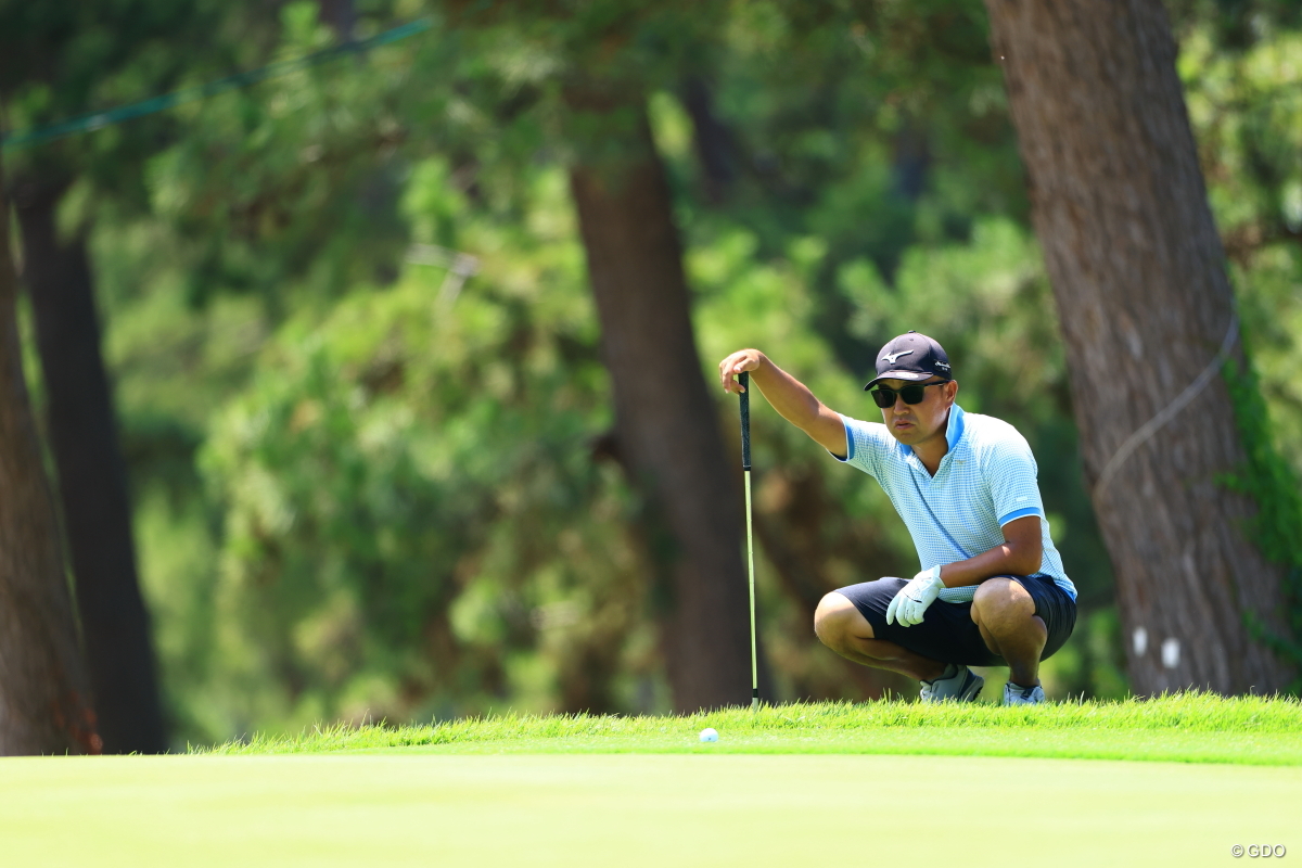 考え中 2025年 リシャール・ミル チャリティトーナメント 初日 時松源蔵