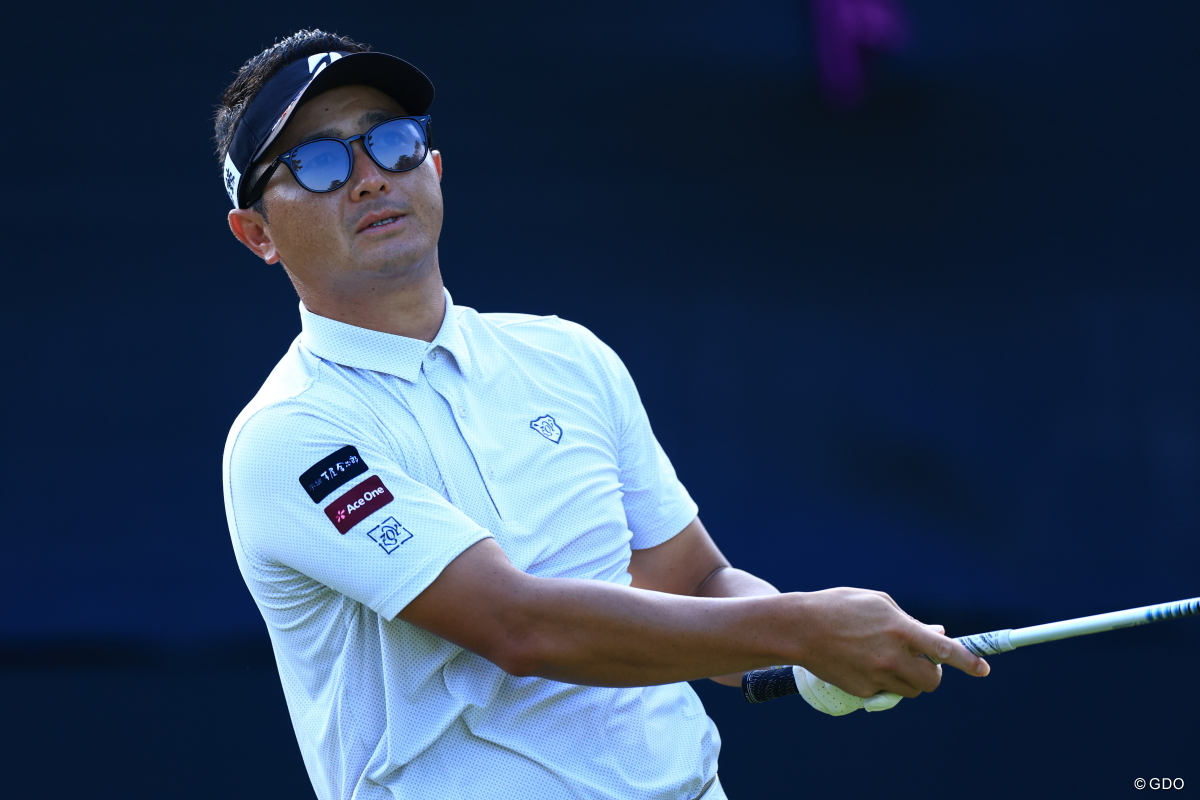 7アンダー2位タイ 2025年 リシャール・ミル チャリティトーナメント 初日 片岡大育