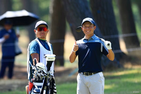2025年 リシャール・ミル チャリティトーナメント 2日目 岡田晃平 ハイ、ポーズ