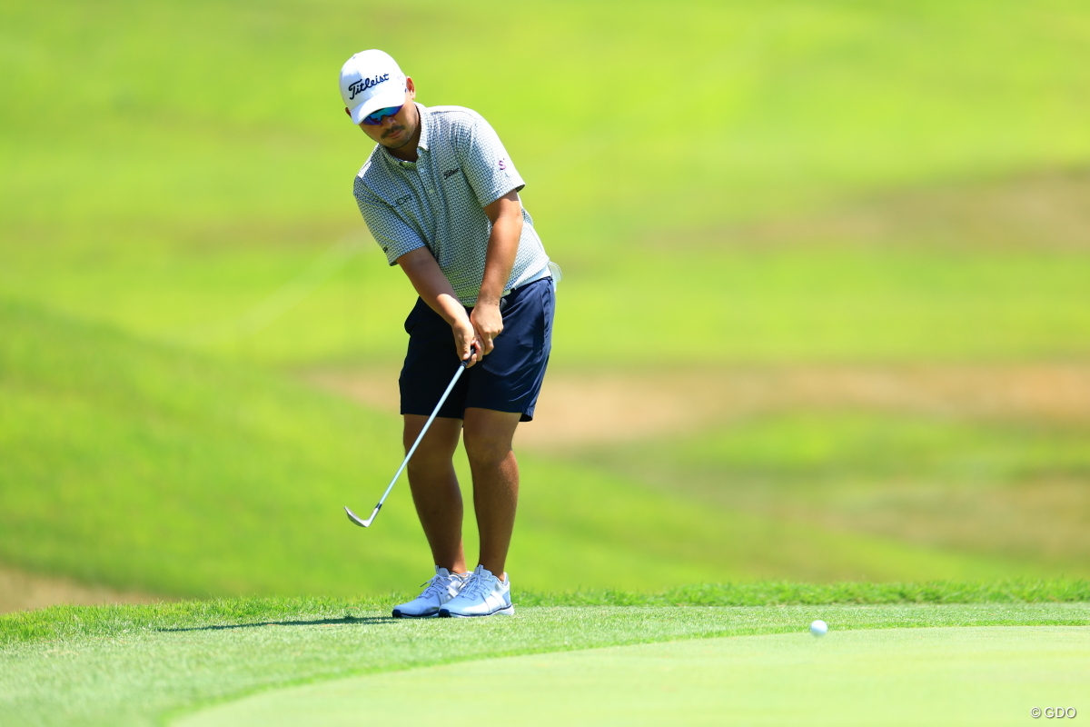 リハビリ期間にはひたすらウェッジを打ち続けた