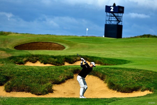 2025年 AIG女子オープン（全英女子） 2日目 笹生優花 バンカー群