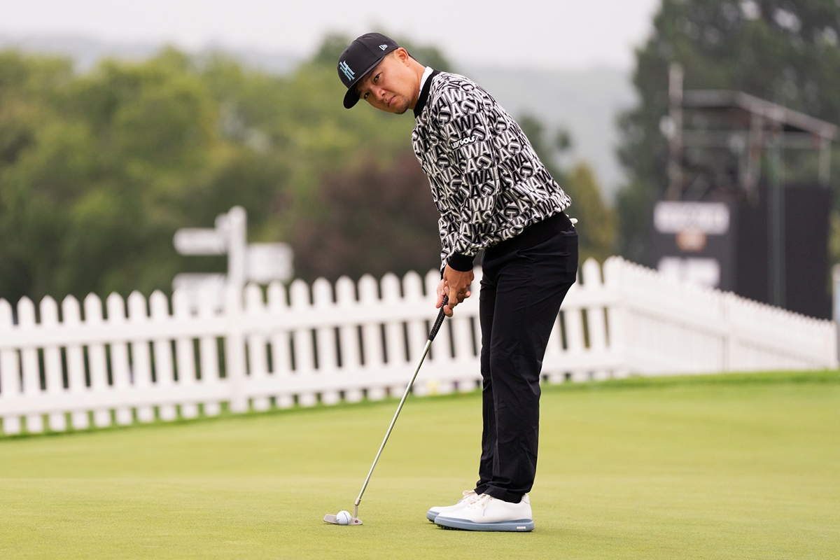 グリーン上で苦戦した