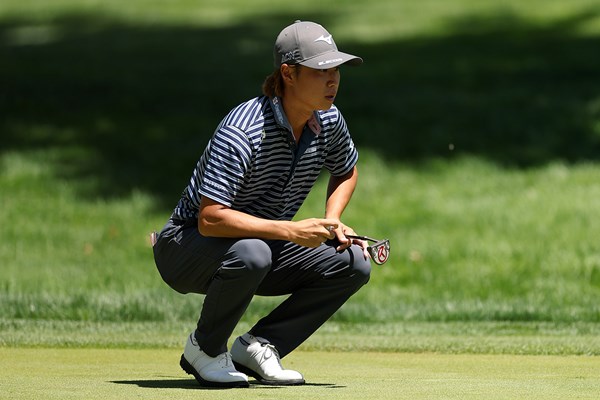 平田憲聖が3日目のベストスコアに並ぶ「62」で優勝争いに加わった（Luke Hales／Getty Images）