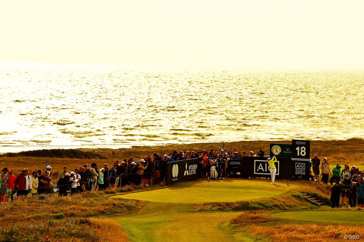 最終ホールが終わるまで緊張していた