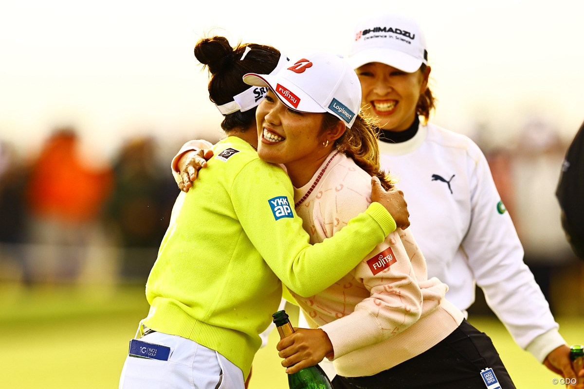 2025年 AIG女子オープン（全英女子） 最終日 山下美夢有 古江彩佳