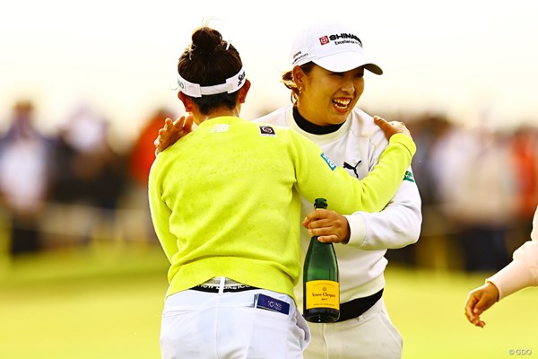 2025年 AIG女子オープン（全英女子） 最終日 西郷真央 山下美夢有 真央ちゃんと