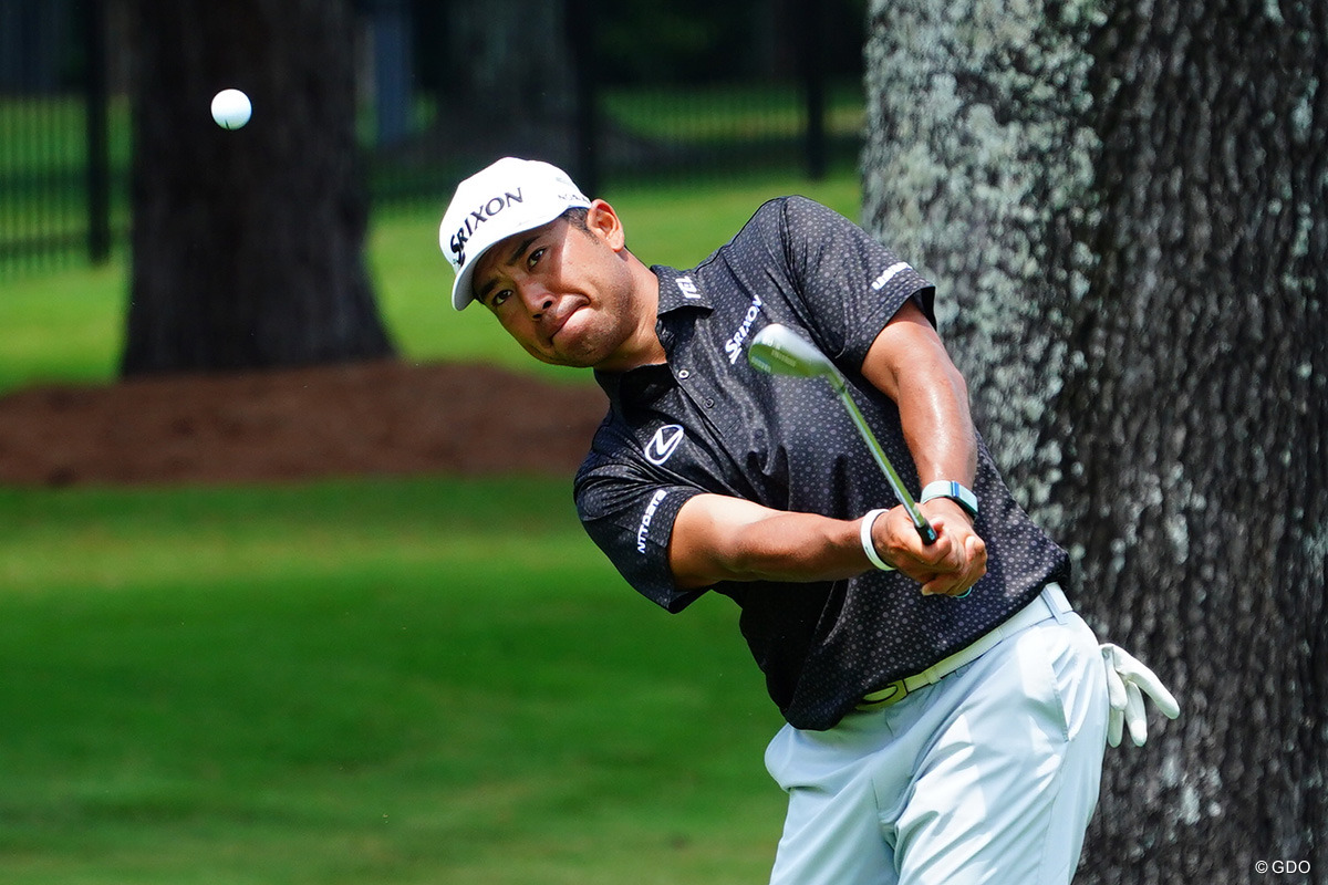 グリーン周りから入念に練習