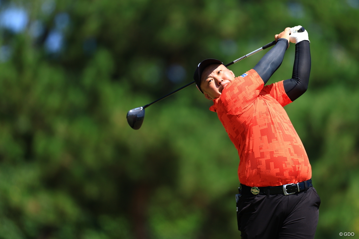 下部ツアー2勝目へ首位発進を決めた西山大広 ※撮影は2025年「リシャール・ミル チャリティトーナメント」