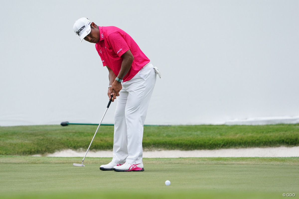 最終18番でバーディフィニッシュ