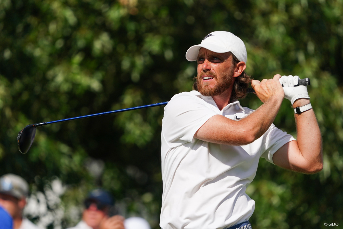 17番のティショットはフェアウェイに置いたが...