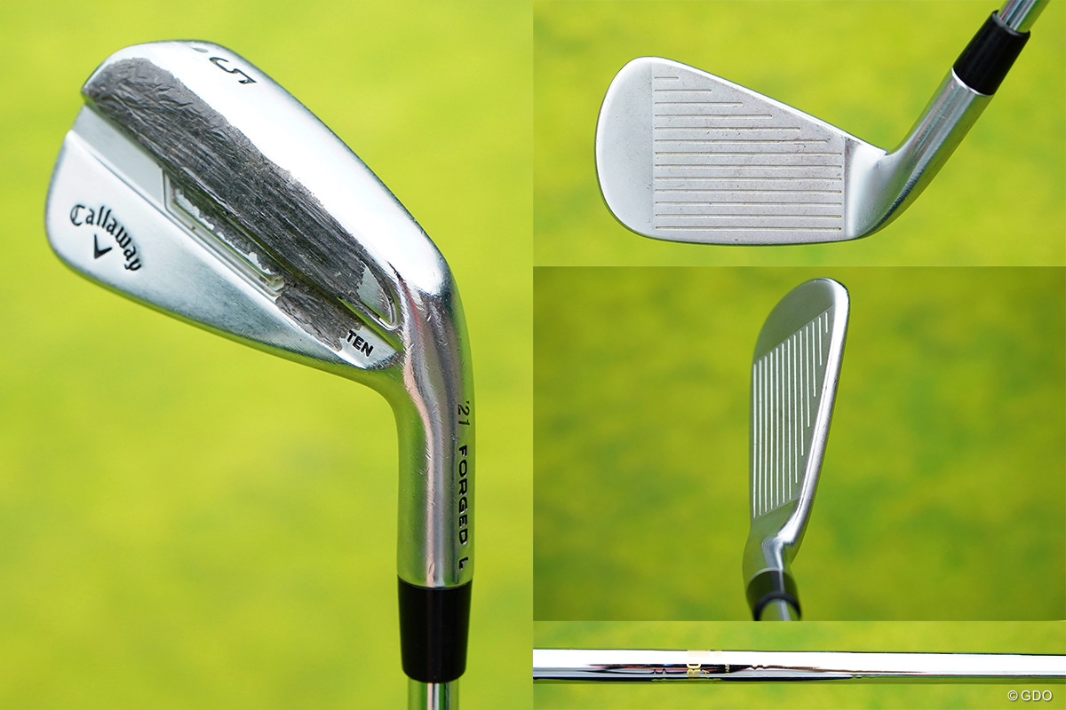 ミドルアイアンは2021年モデルのAPEX PRO