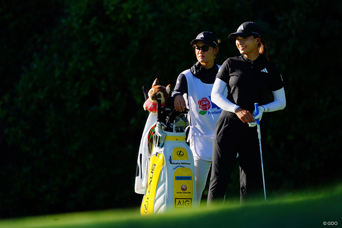 プロアマ戦の後は午後7時前まで練習