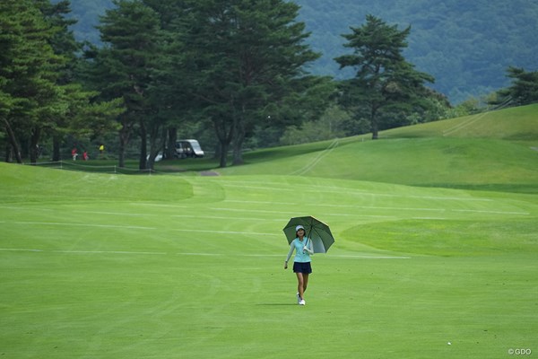 2025年 NEC軽井沢72ゴルフトーナメント 事前 金田久美子 プロアマ戦で最終調整。ツアー3勝目を目指す