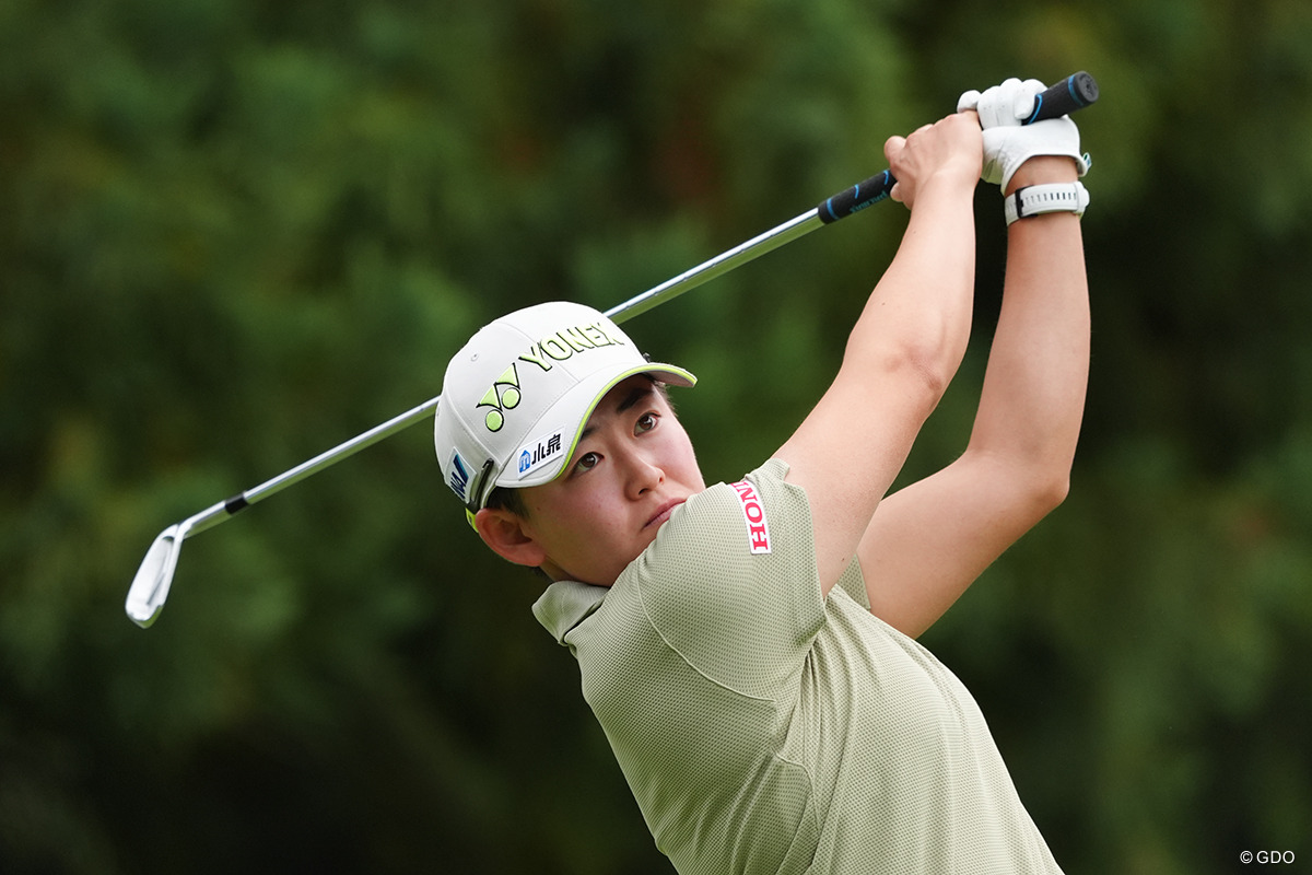ショットが好調。岩井明愛が日本勢最高位でスタートした