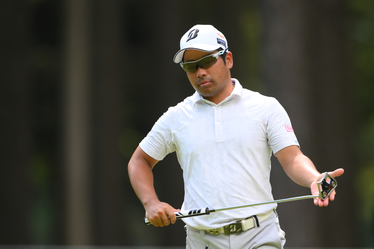 ボギーなしの62をマークした比嘉一貴(C)JGTOimages