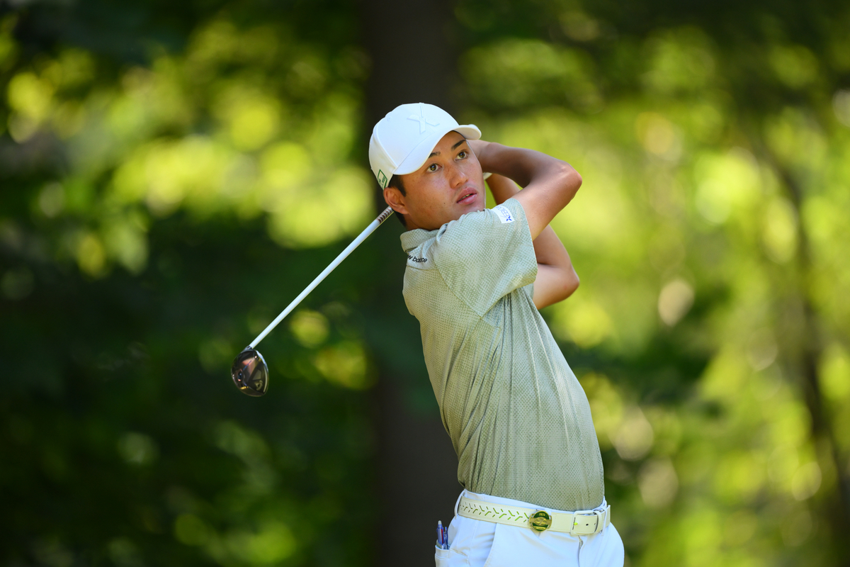 日大出身の24歳が首位で最終日を迎える(C)JGTOimages