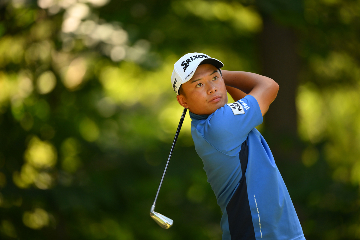 岡田晃平は1打差3位で最終日へ (C)JGTOimages