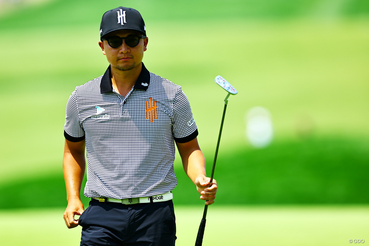 シード争いの渦中にいる香妻陣一朗は24位で最終日へ ※撮影は2025年「全米オープン」