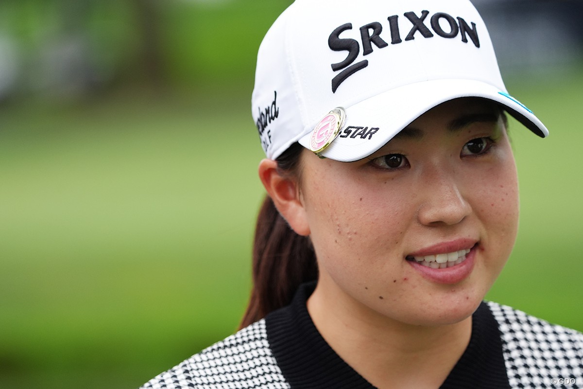 竹田麗央は前半7番でイーグル。持ち前のショットが光った