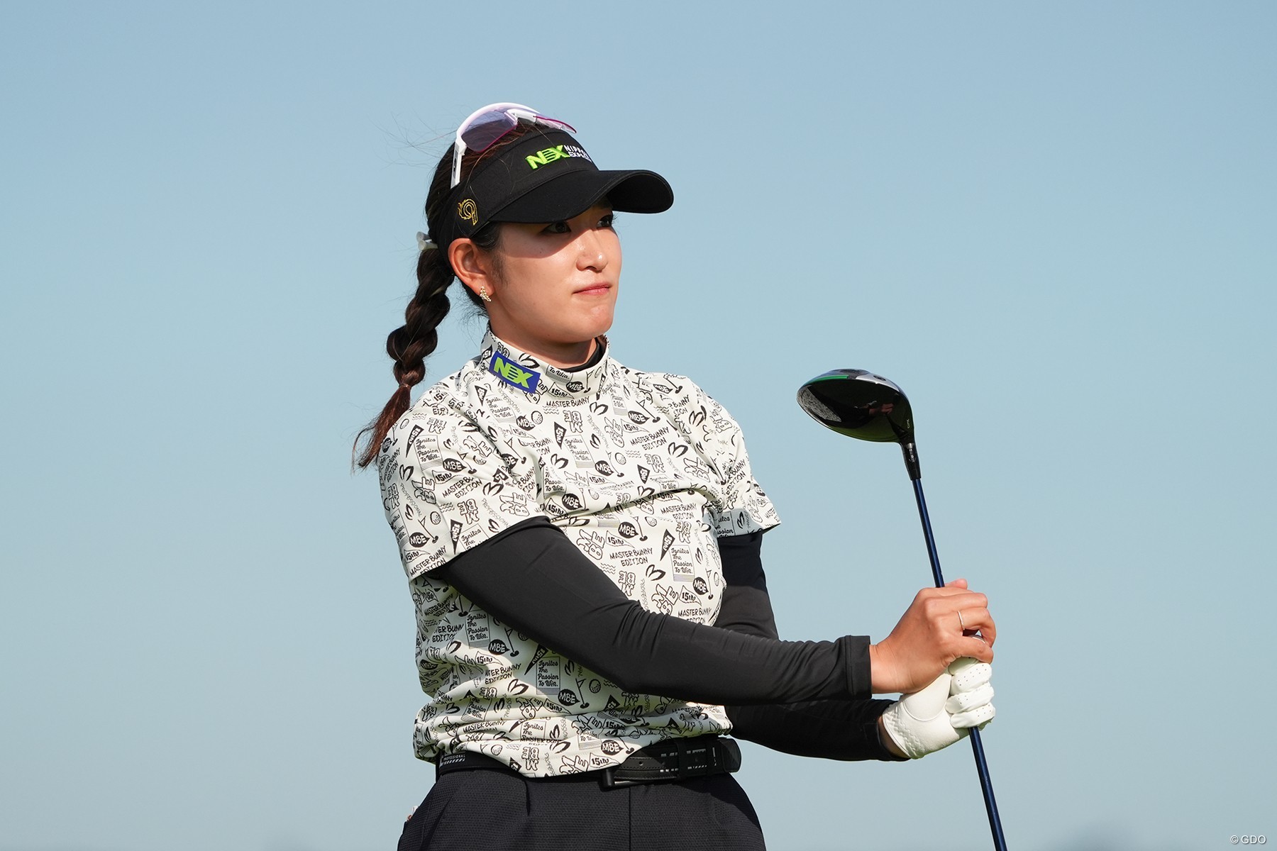 原英莉花が1打差3位で最終日へ ※撮影は2025年「みずほアメリカズ・オープン」