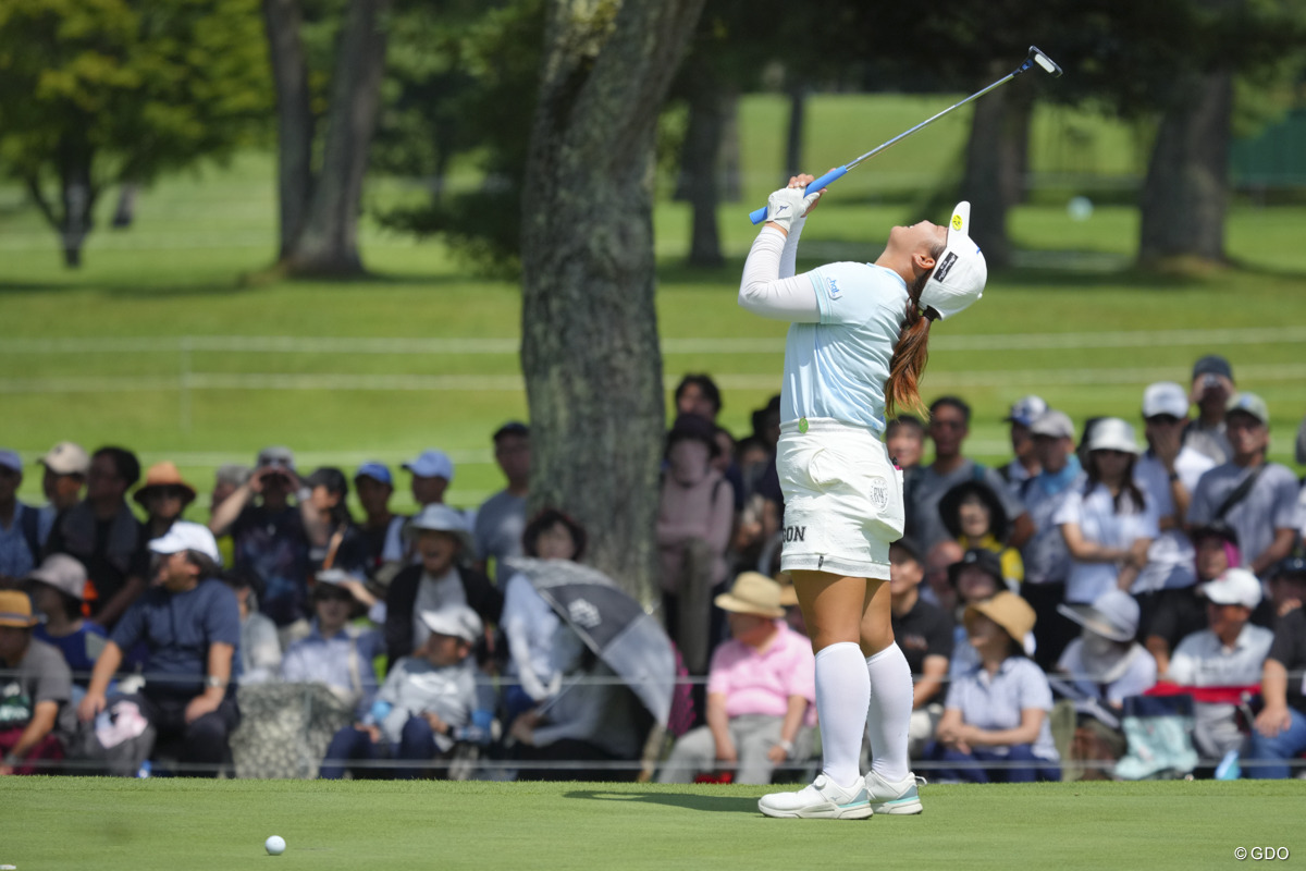 18番バーディパット、決めればプレーオフに持ち込めたのですが。